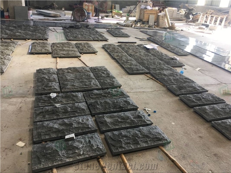G654 Grey Granite Natural Split Mushroom Walling Cladding